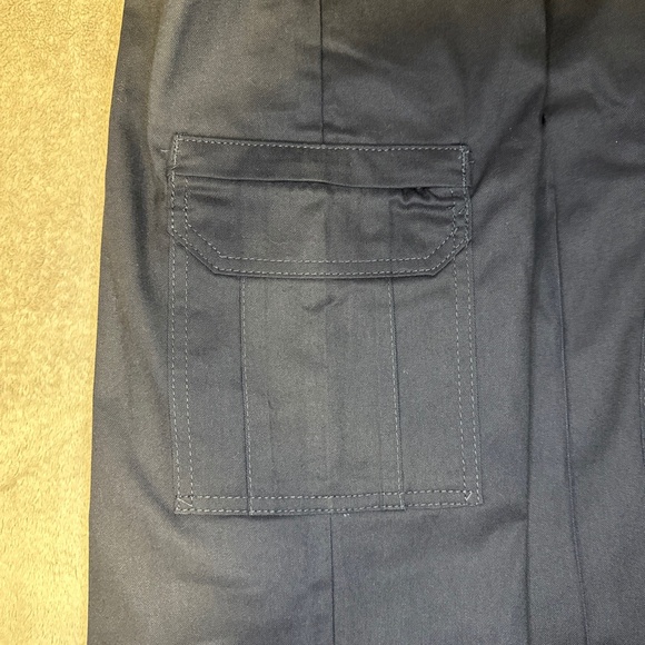 Dickies 8UU Womens Navy Blue Work Cargo Pants New Tags RN20697 Capris Ankle - Picture 8 of 10